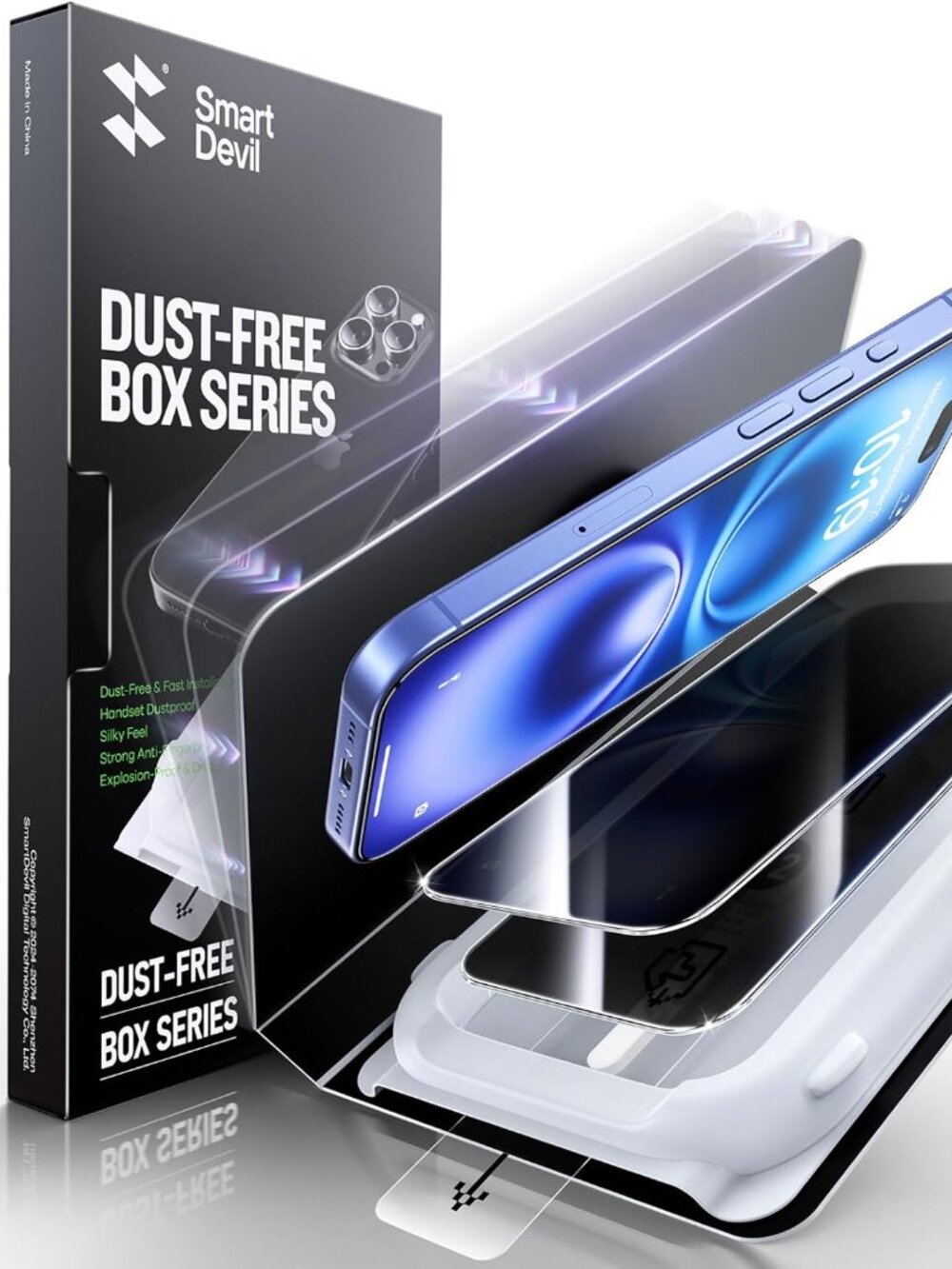SMARTDEVIL 2PACK Privacy Screen Protector for iPhone 16 PRO MAX , New With Box